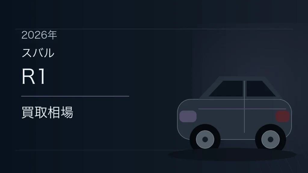 R1の買取相場