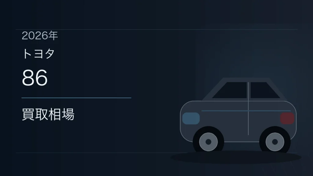 86の買取相場