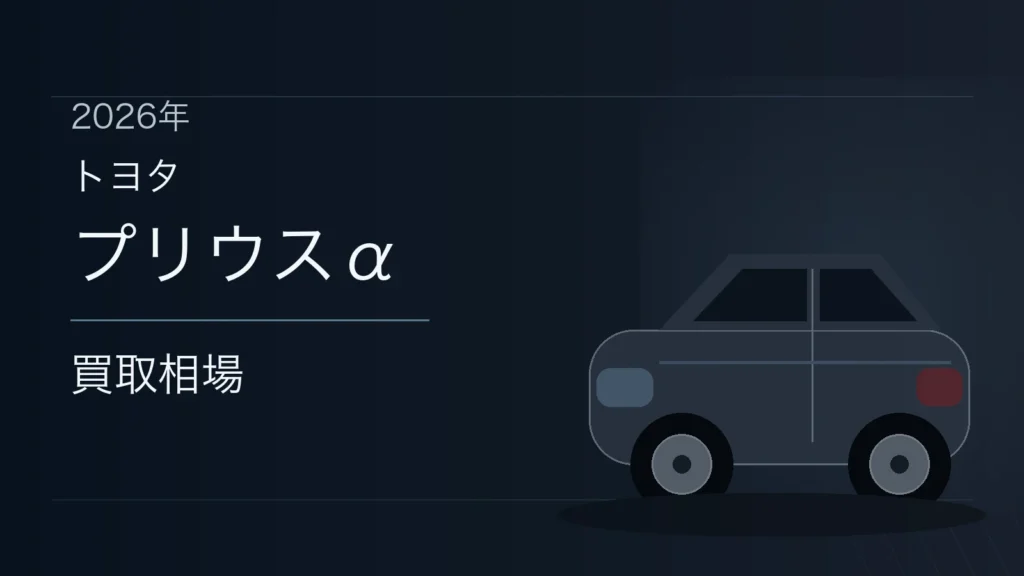 プリウスαの買取相場
